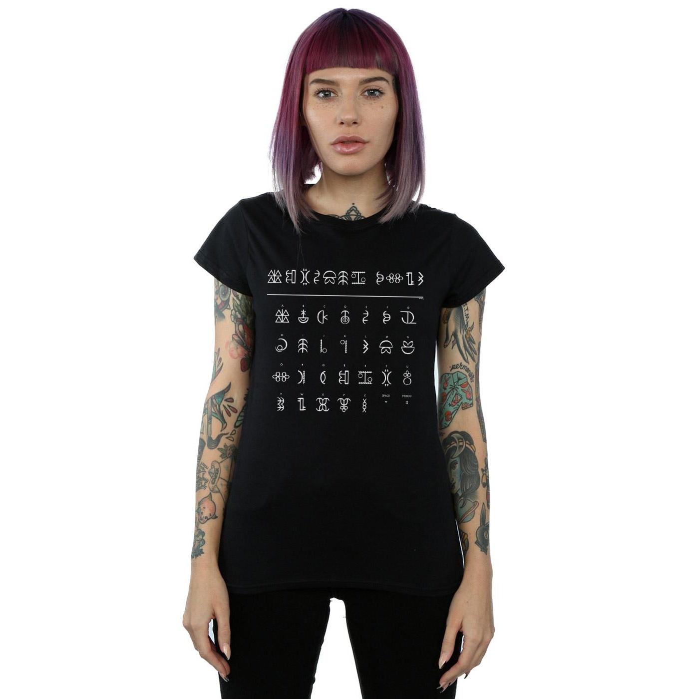 Disney  Artemis Fowl Gnommish Alphabet TShirt 