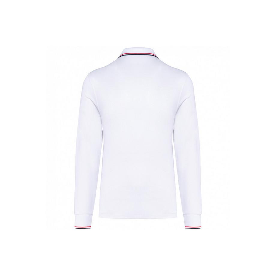 Kariban Piqué Strick Langarm Poloshirt  