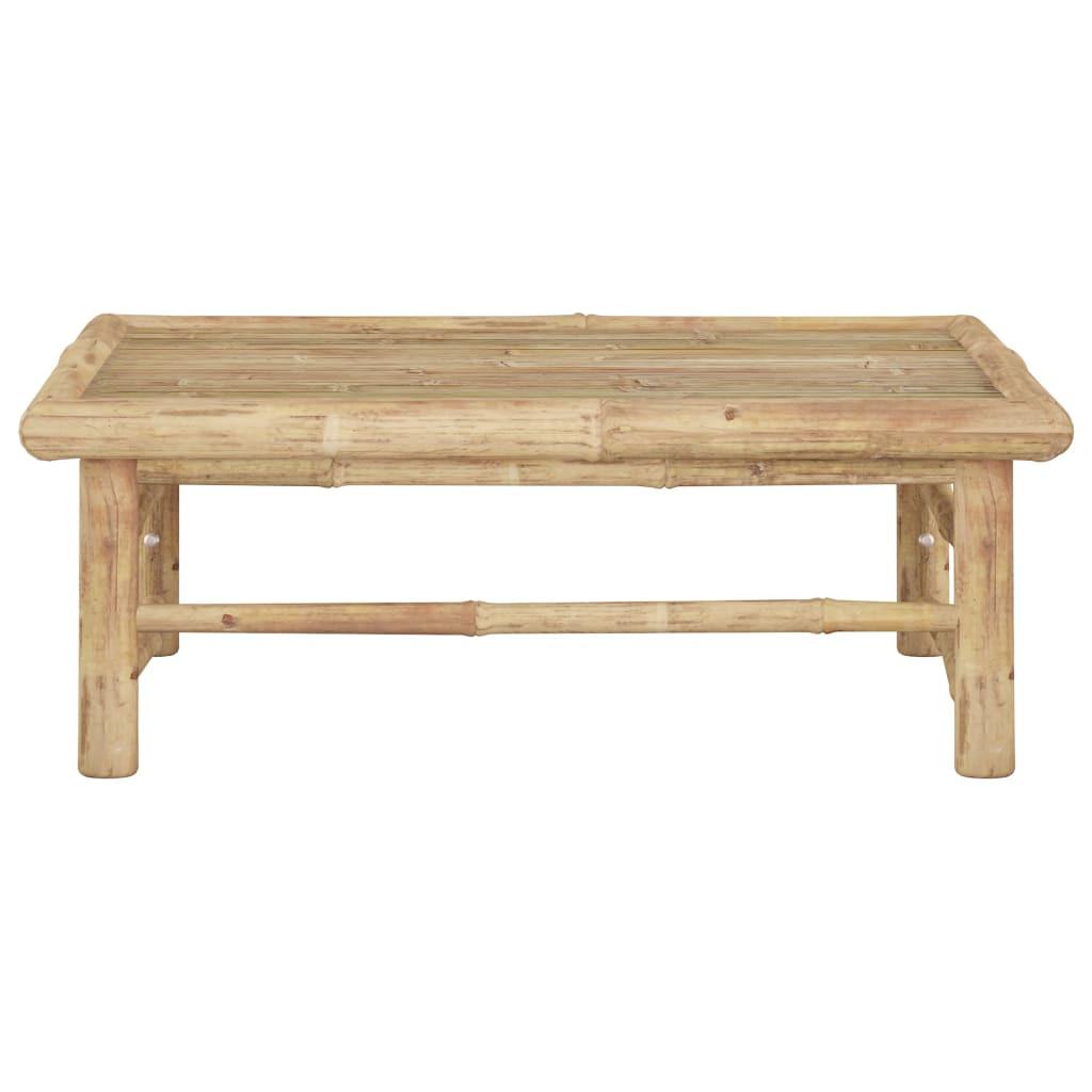 VidaXL Table de jardin bambou  