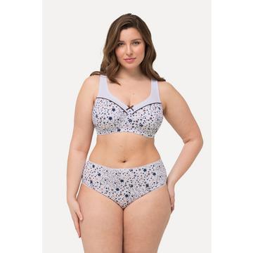 Soutien-gorge de maintien sans armatures, motif étoiles, bonnet C-F