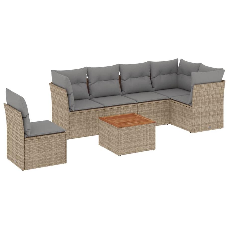 Garten sofagarnitur poly-rattan