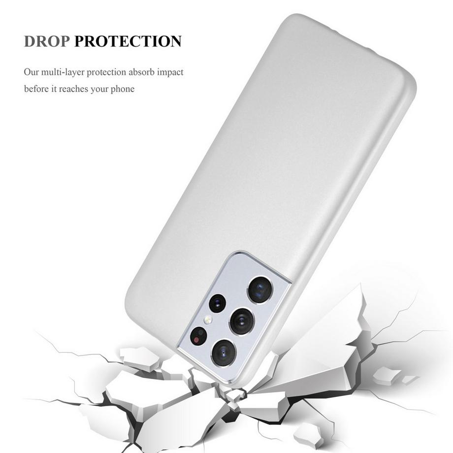 Cadorabo  Housse compatible avec Samsung Galaxy S22 ULTRA - Coque de protection en silicone TPU flexible 