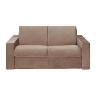 Vente-unique Divano letto 2 posti a ribalta in velluto Larghezza Materasso Spessore CALITO  