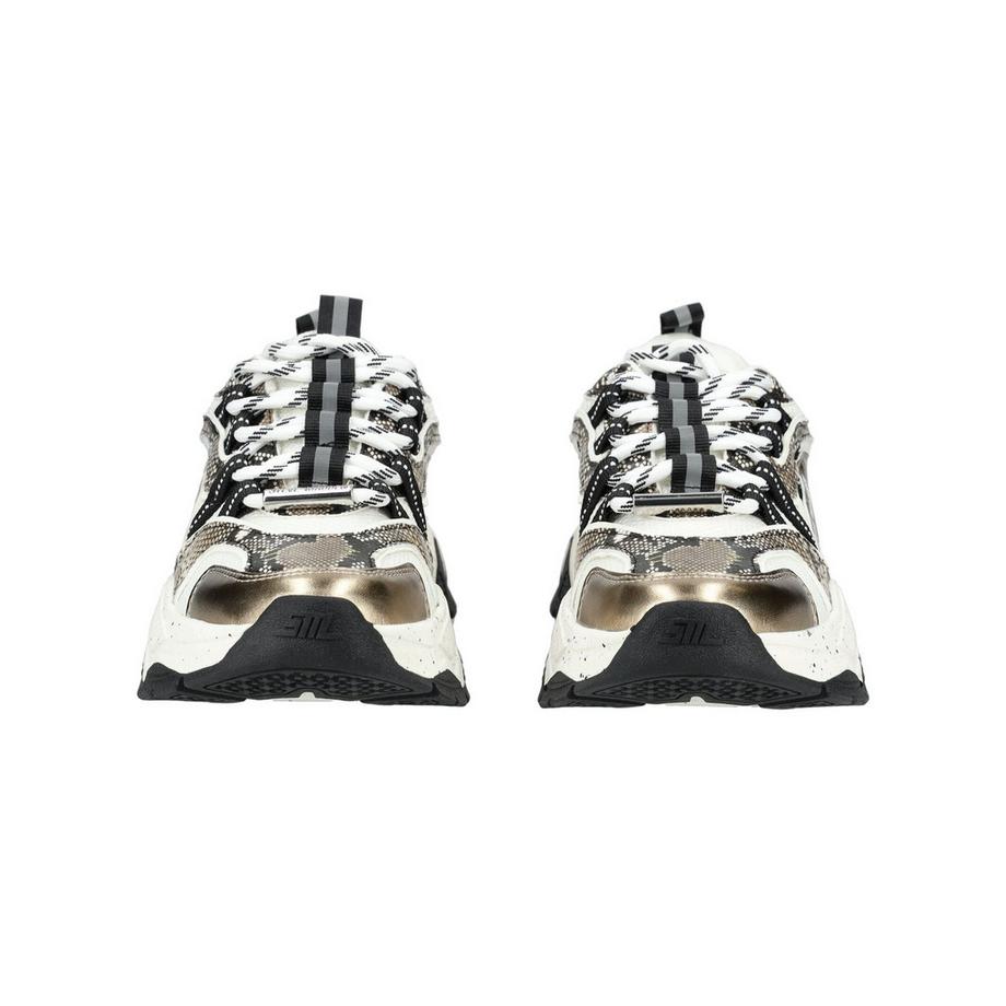 STEVE MADDEN Sneaker mit Schlangenmuster und metallischen Akzenten  