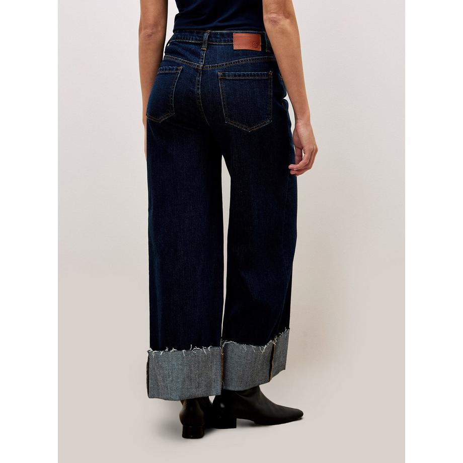 APRICOT Gerades Bein Turn Up Jean  