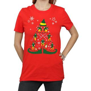 Elf T-Shirt Arbre de Noël  