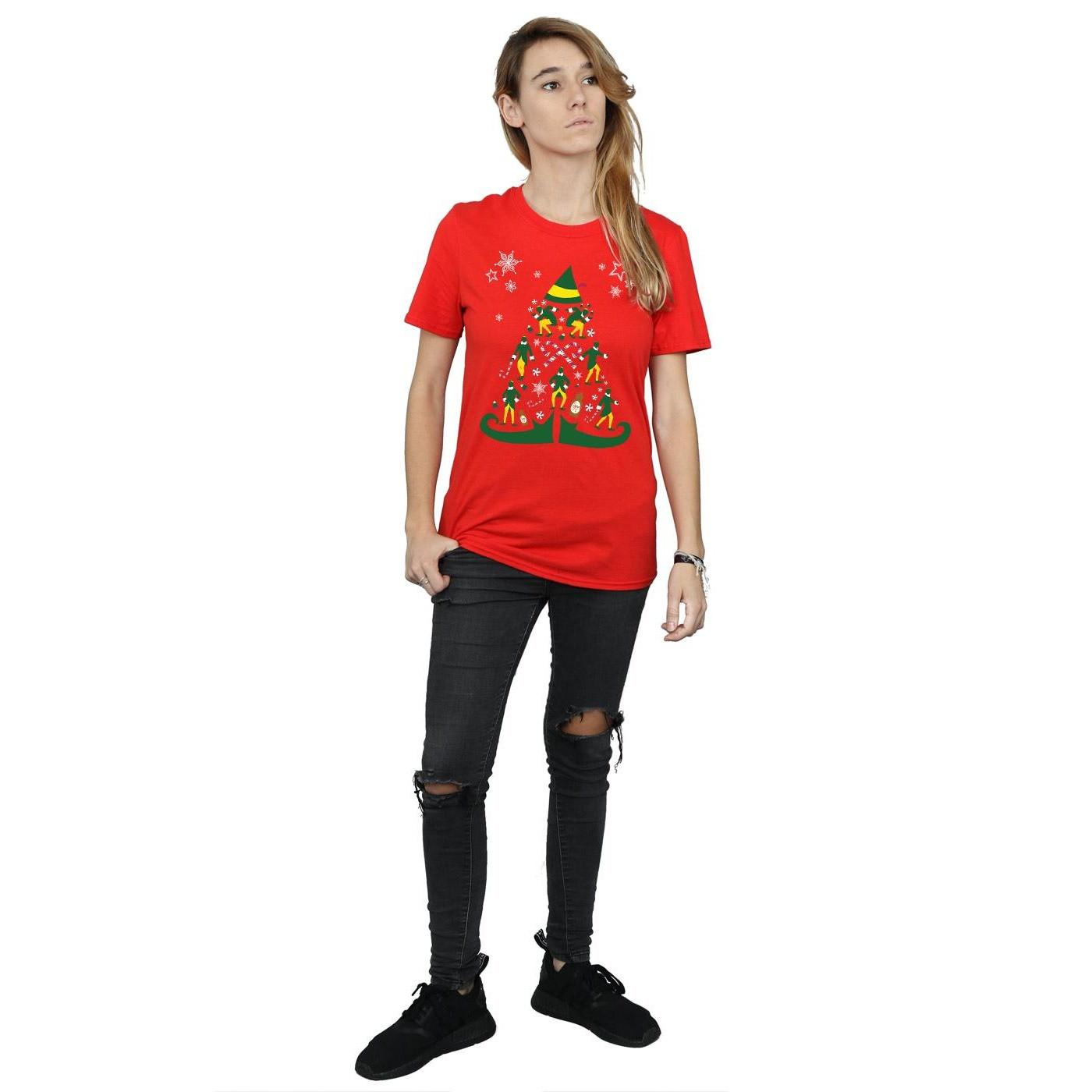 Elf T-Shirt Arbre de Noël  