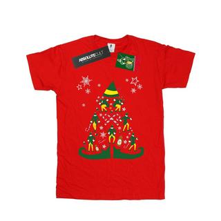 Elf T-Shirt Arbre de Noël  