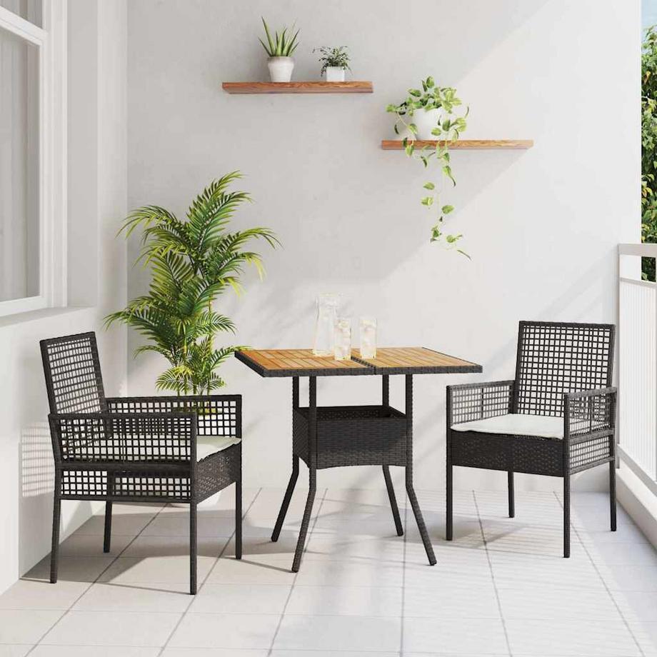 VidaXL Garten essgruppe poly-rattan  