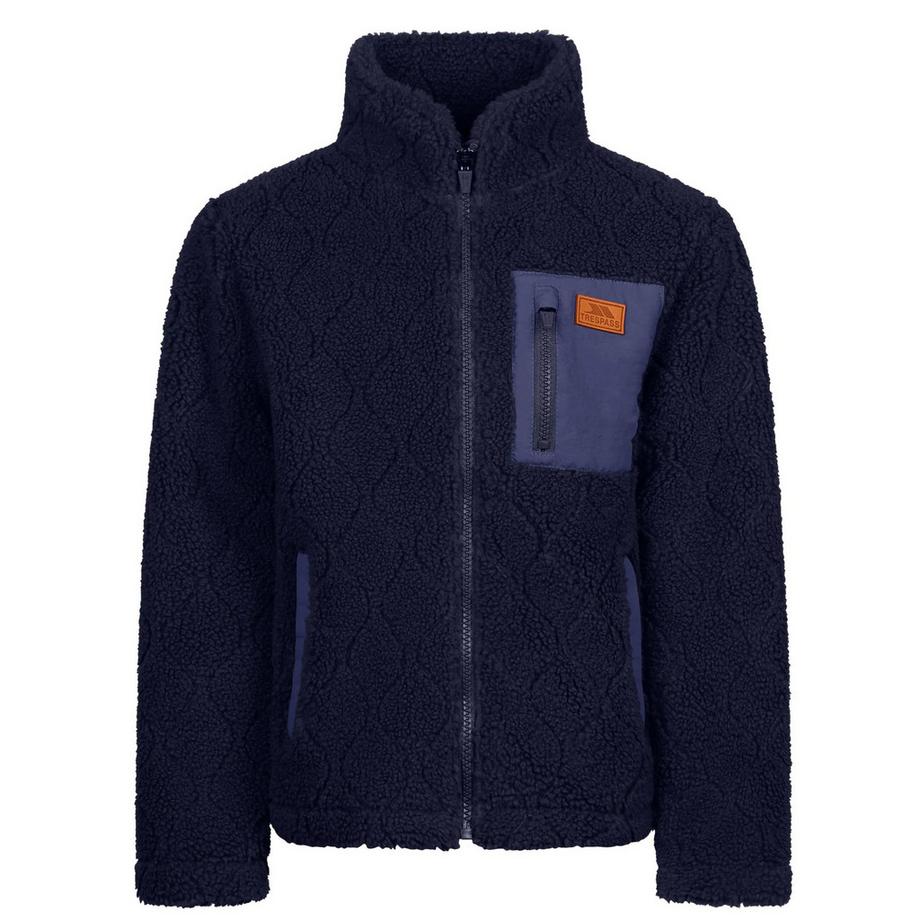 Veste Polaire À Col Montant Et Poche Contrastée Sur Poitrine Southford