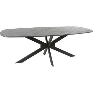 Tavolo da pranzo danese ovale in ceramica 215x105