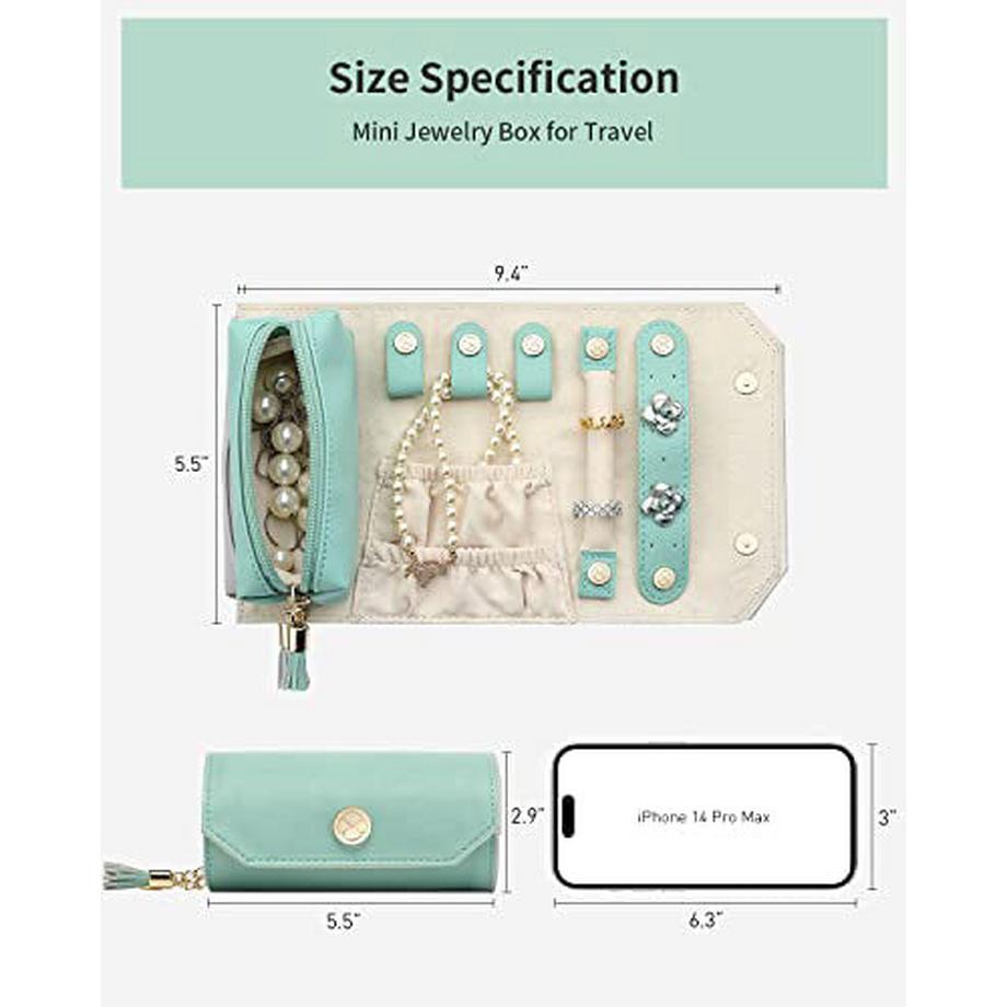 Only-bags.store  Schmuck Organizer Tasche Schmuckrolle Reise 