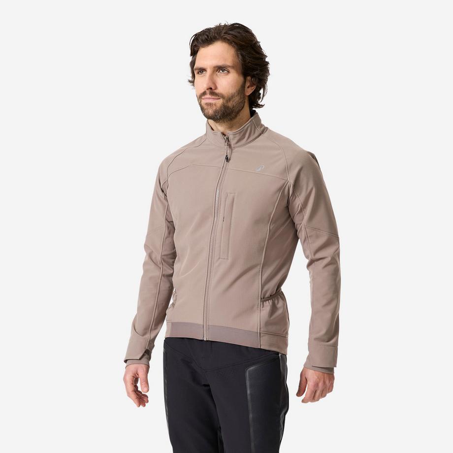 Veste Vélo VTT hiver homme taupe