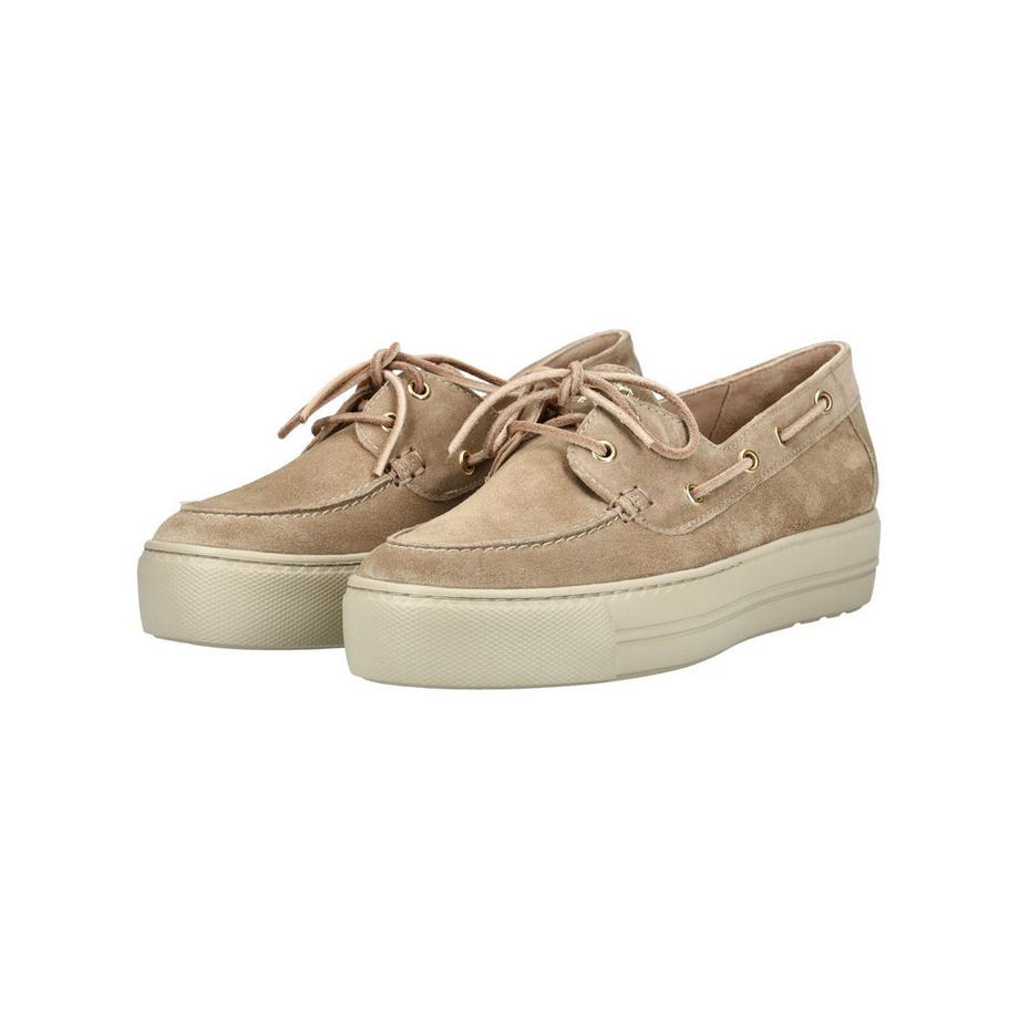 Paul Green Scarpe da barca con plateau blu chiaro  