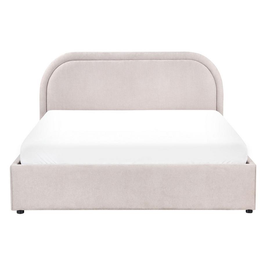 Beliani Letto contenitore en Tessuto Moderno QUILLIEN  