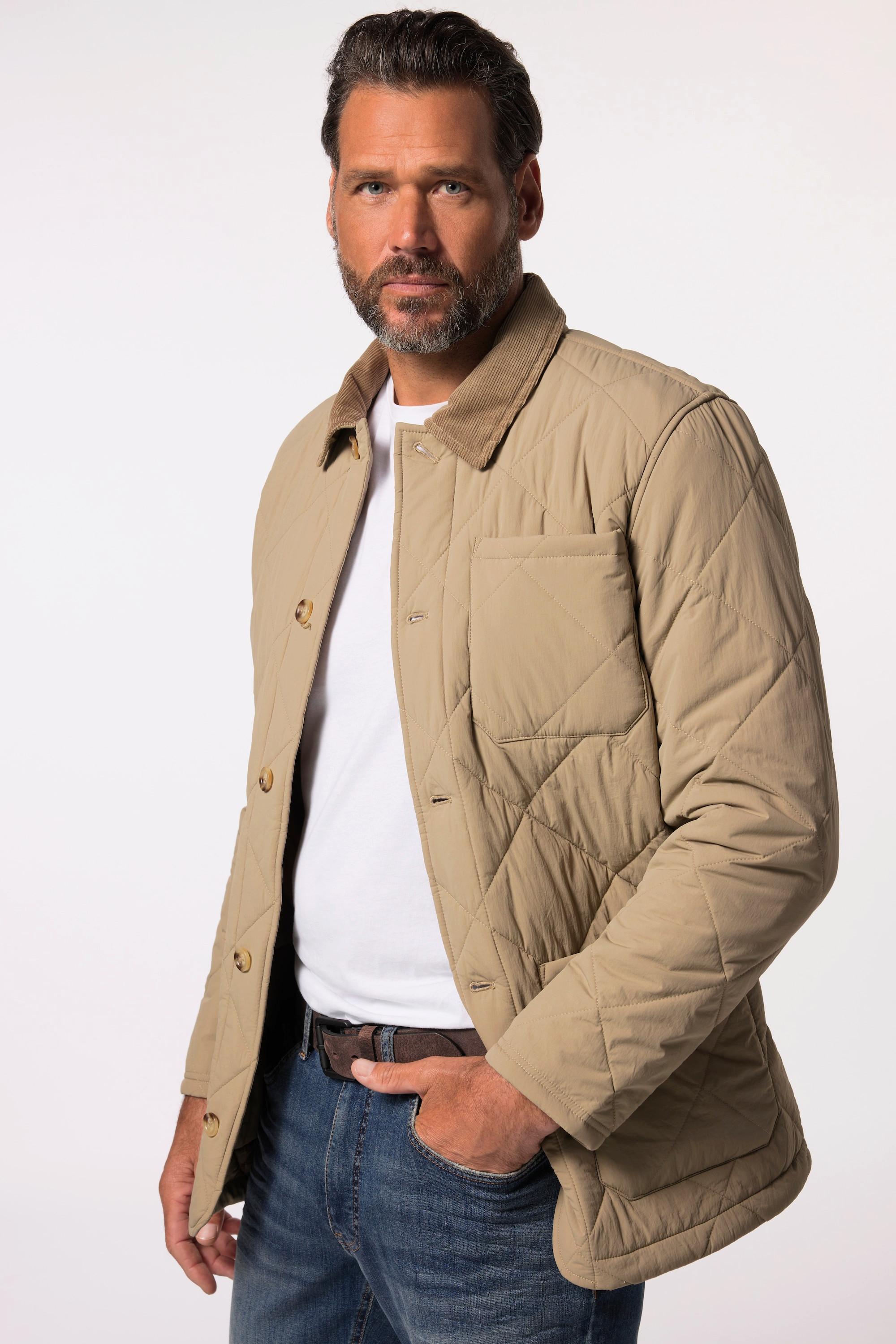 JP1880 Giacca trapuntata Cowboy Collo in velluto a coste  