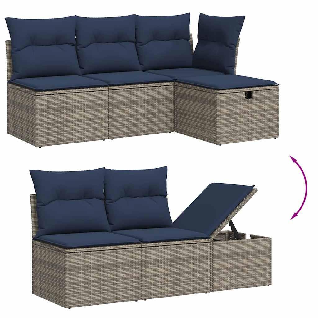 VidaXL Garten sofagarnitur poly-rattan  