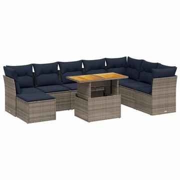 Garten sofagarnitur poly-rattan