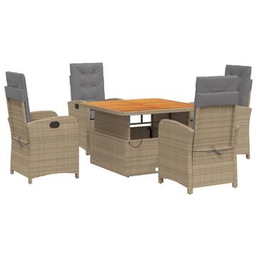 Garten essgruppe poly-rattan