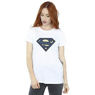 DC COMICS  Tshirt SUPERMAN INDIGO BLUE LOGO 