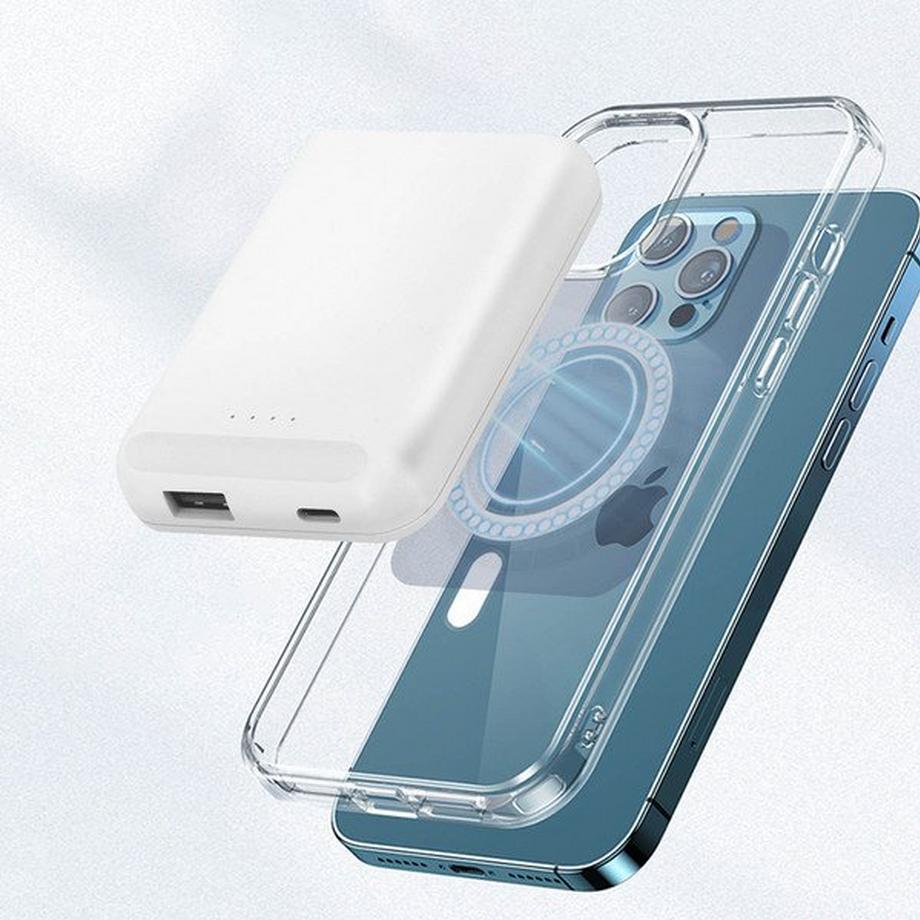 Avizar  MagSafe Powerbank 5000mAh Weiß 