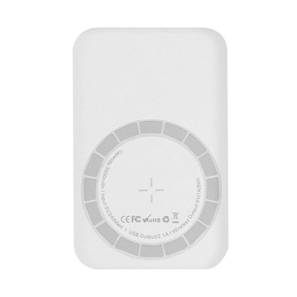 Avizar  Powerbank MagSafe 5000mAh Blanc 