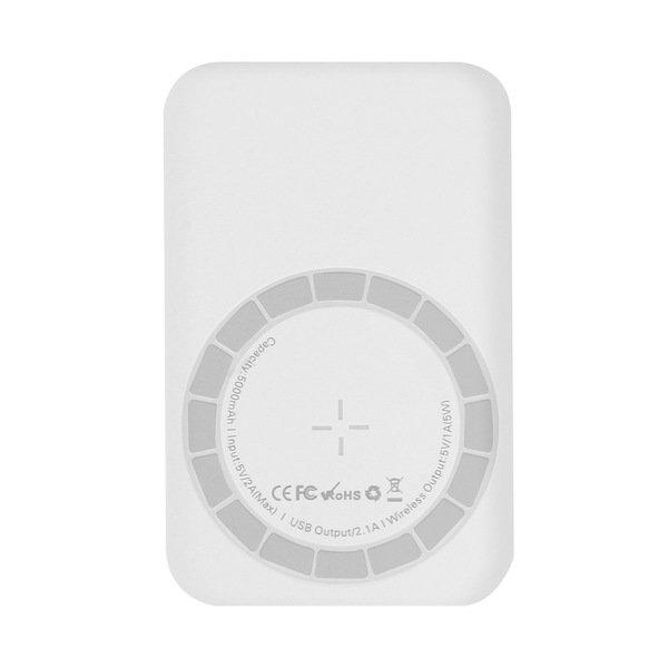 Avizar  MagSafe Powerbank 5000mAh Weiß 