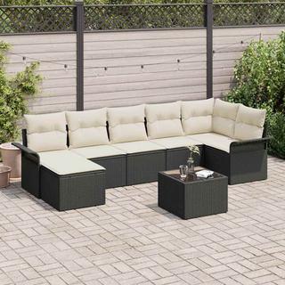 VidaXL Gartensofa-set poly-rattan  