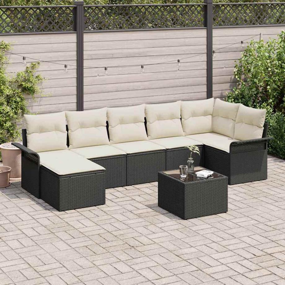 VidaXL Gartensofa-set poly-rattan  