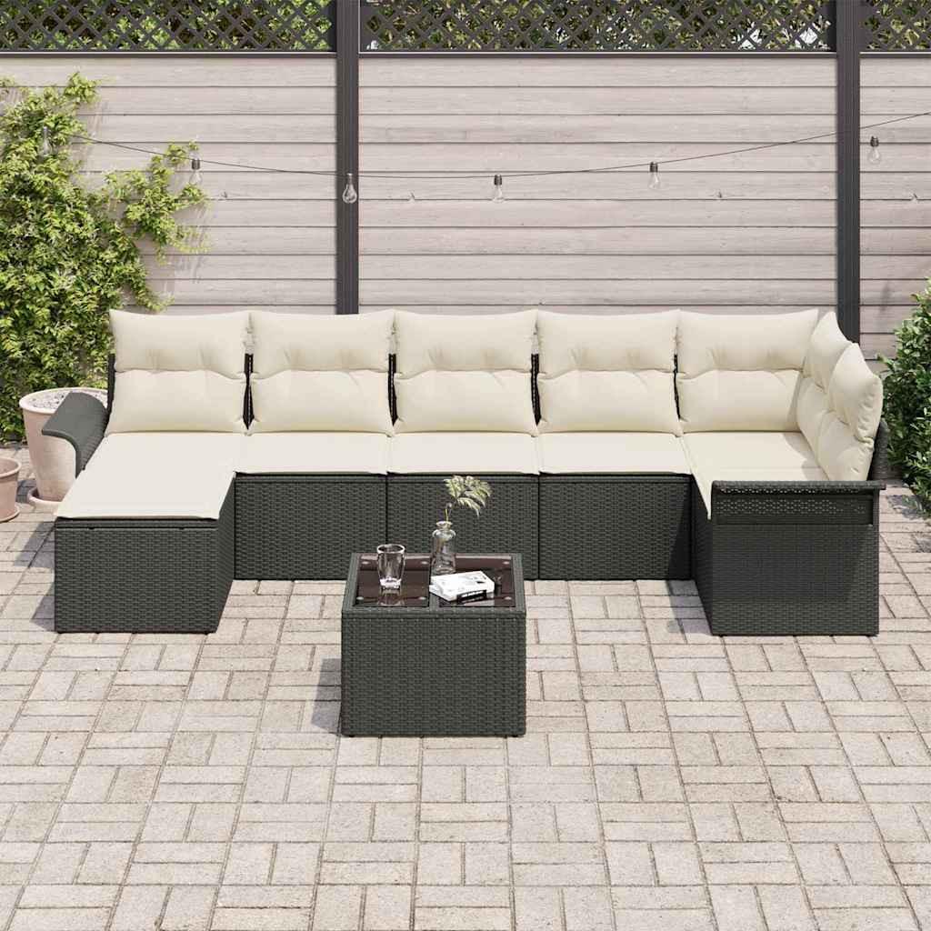 VidaXL Gartensofa-set poly-rattan  