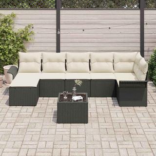 VidaXL Gartensofa-set poly-rattan  