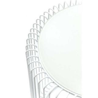 KARE Design Table d'appoint Wire Blanc (2/jeu)  