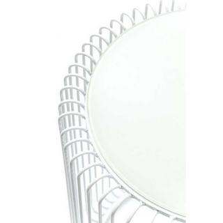 KARE Design Beistelltisch Wire White (2/Set)  