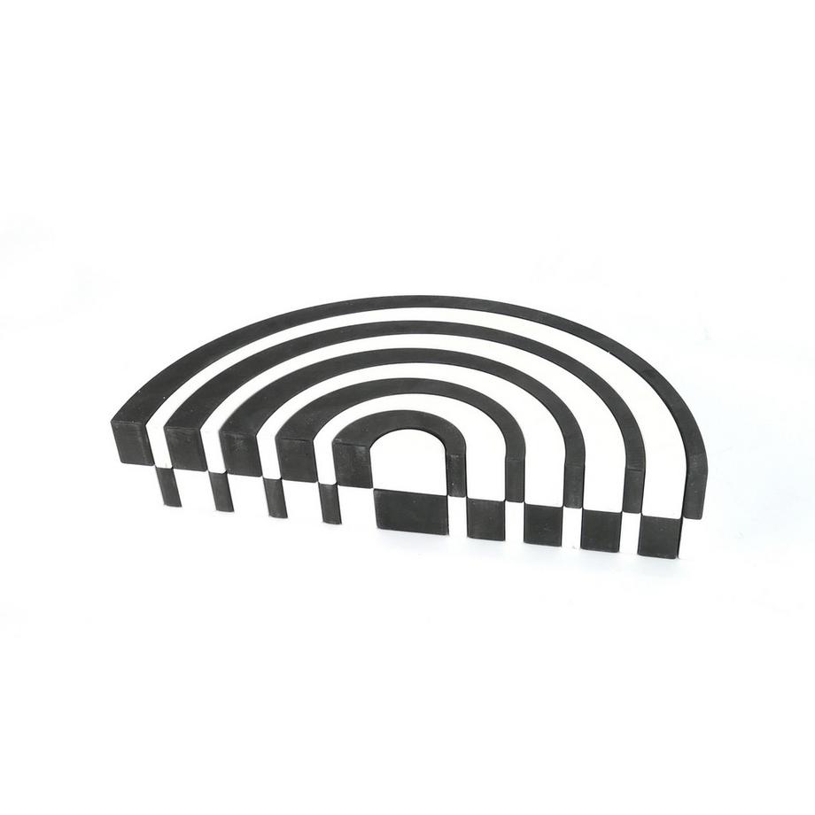 Bajo  Regenbogen schwarz/weiss gross, Bajo 