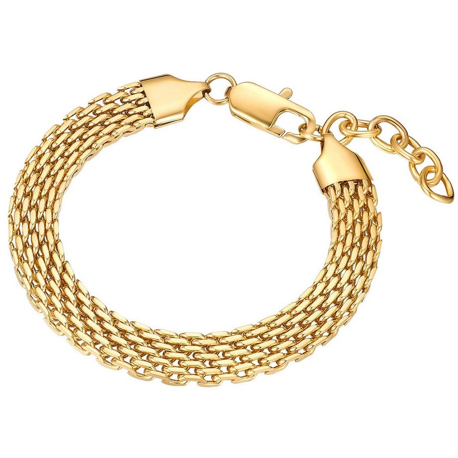 Armband Edelstahl gelbgold