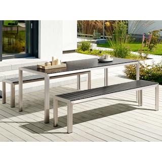 Beliani Gartentisch Set aus Kunstholz Modern NARDO  