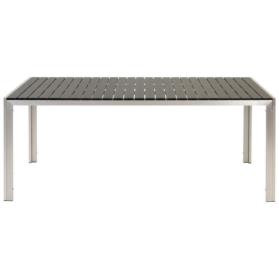 Beliani Gartentisch mit Bänken aus Kunstholz Industriell NARDO  