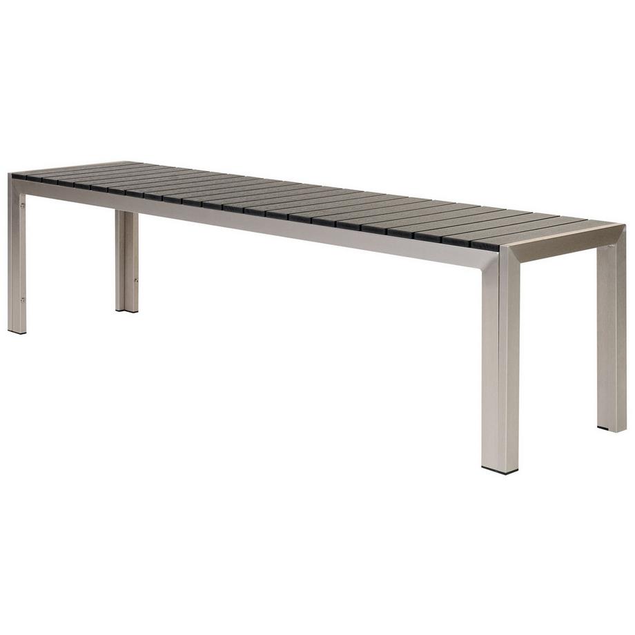 Beliani Gartentisch mit Bänken aus Kunstholz Industriell NARDO  