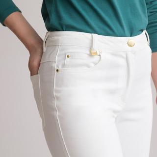 La Redoute Collections  Gerade Five-Pocket-Hose aus Baumwoll-Stretch 