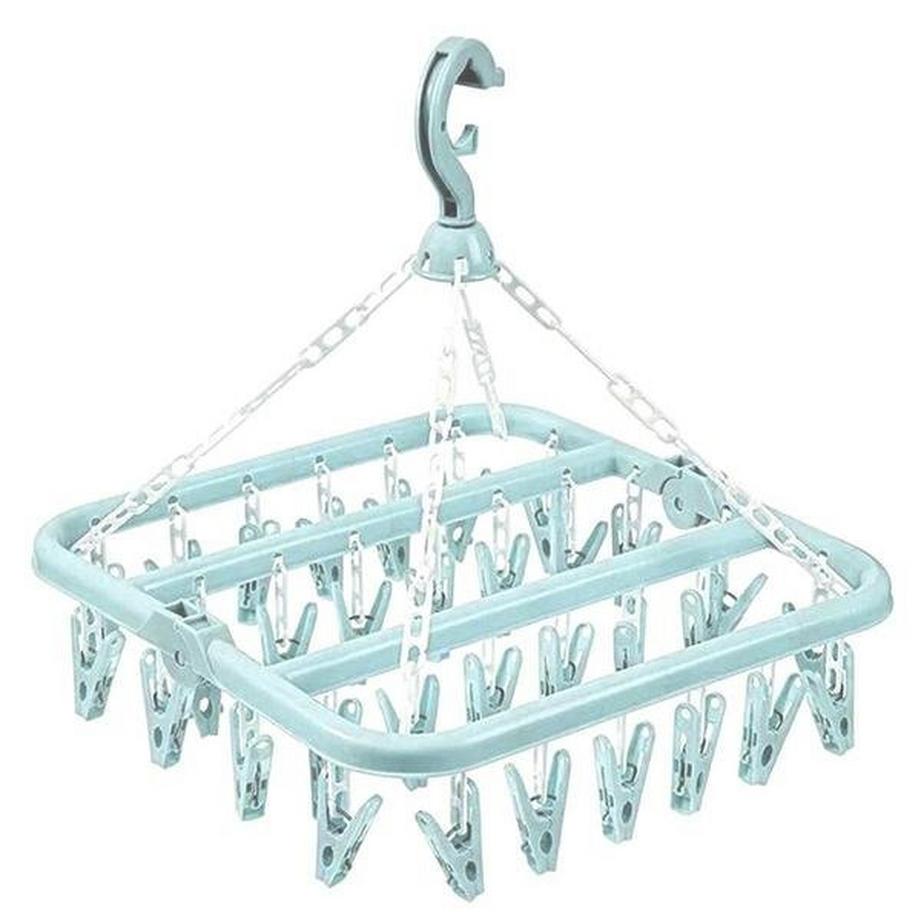 Northio  Wäscheständer für Unterwäsche - 32 Wäscheklammern 