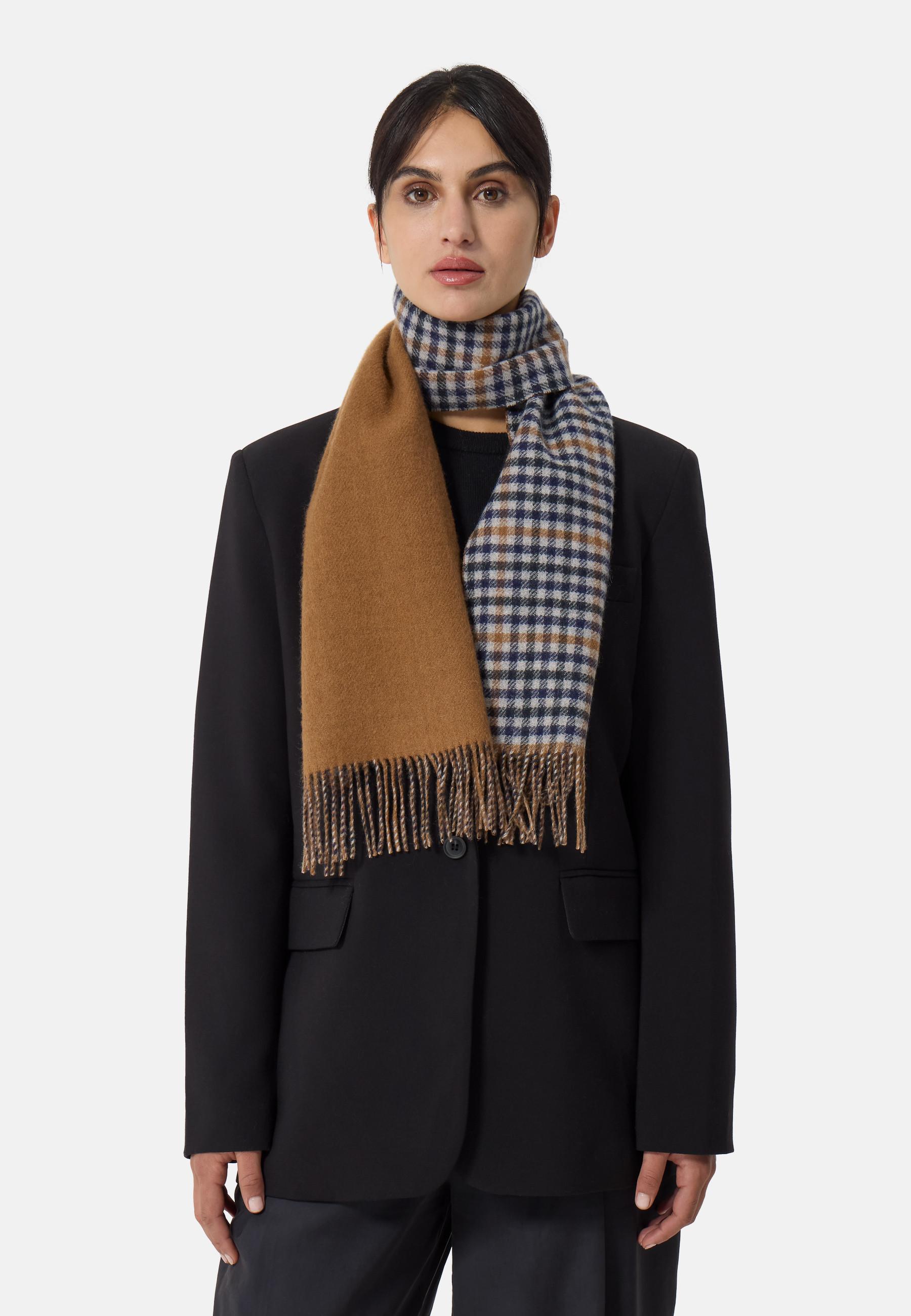 CASH-MERE.CH Karierter Schal  