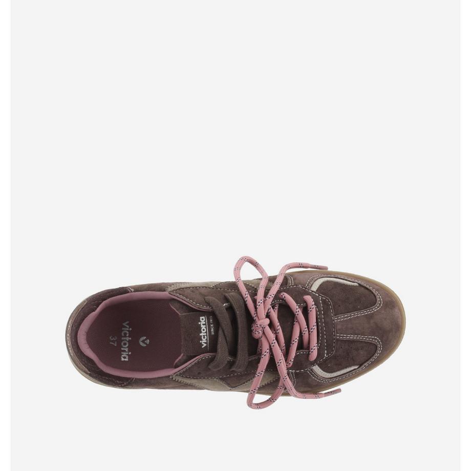 Victoria Sneakers in suede Londres  