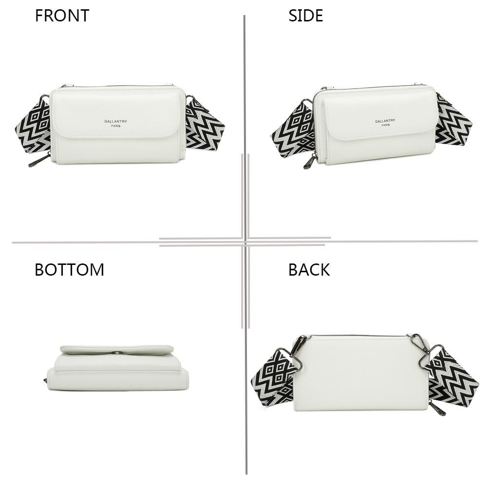 Gallantry Sac Bandoulière Portefeuille en Cuir  