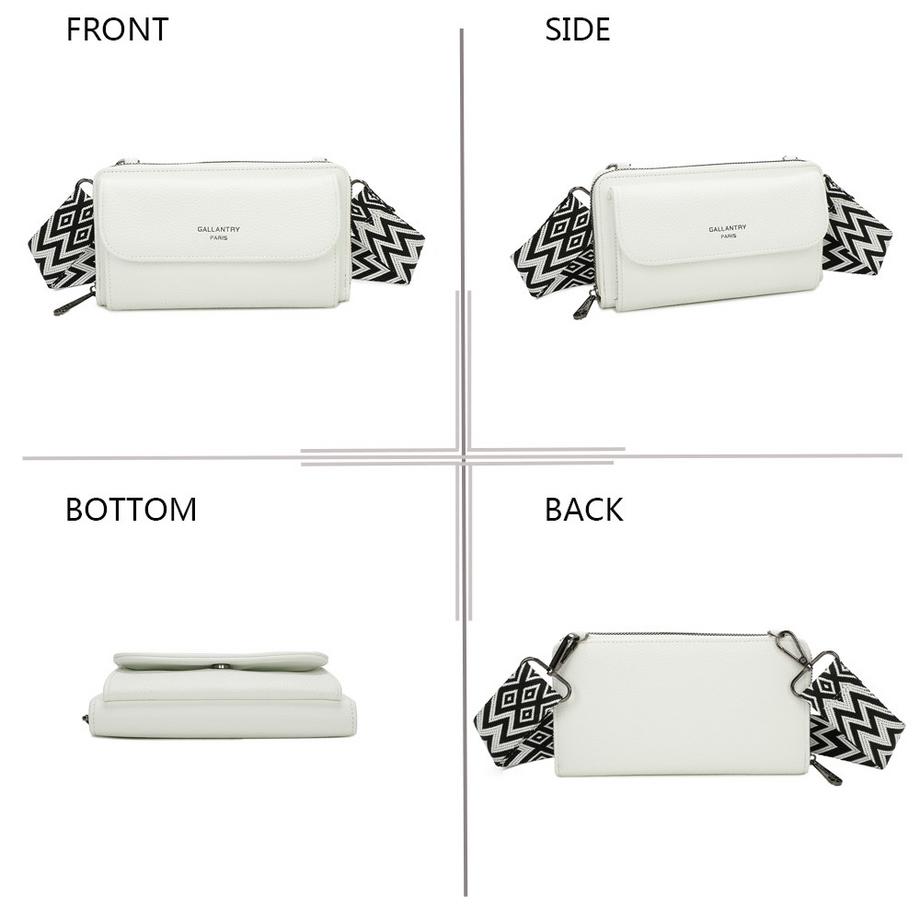 Gallantry Sac Bandoulière Portefeuille en Cuir  