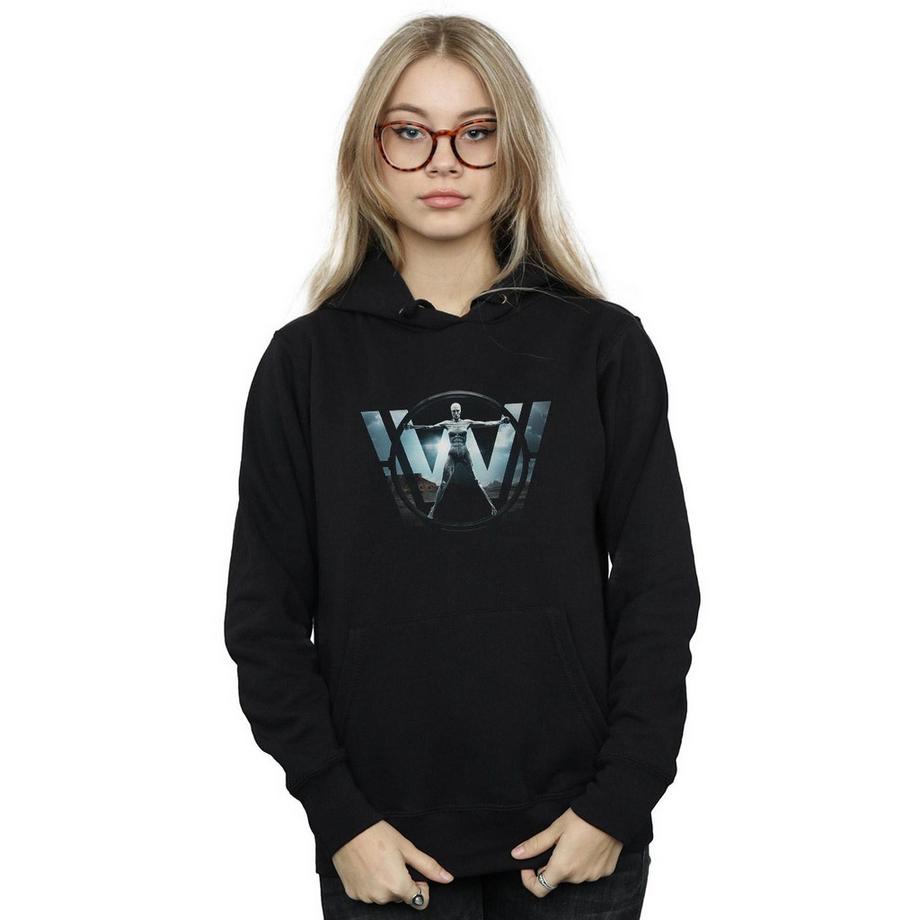 Westworld Dolores Logo Felpa con Cappuccio  