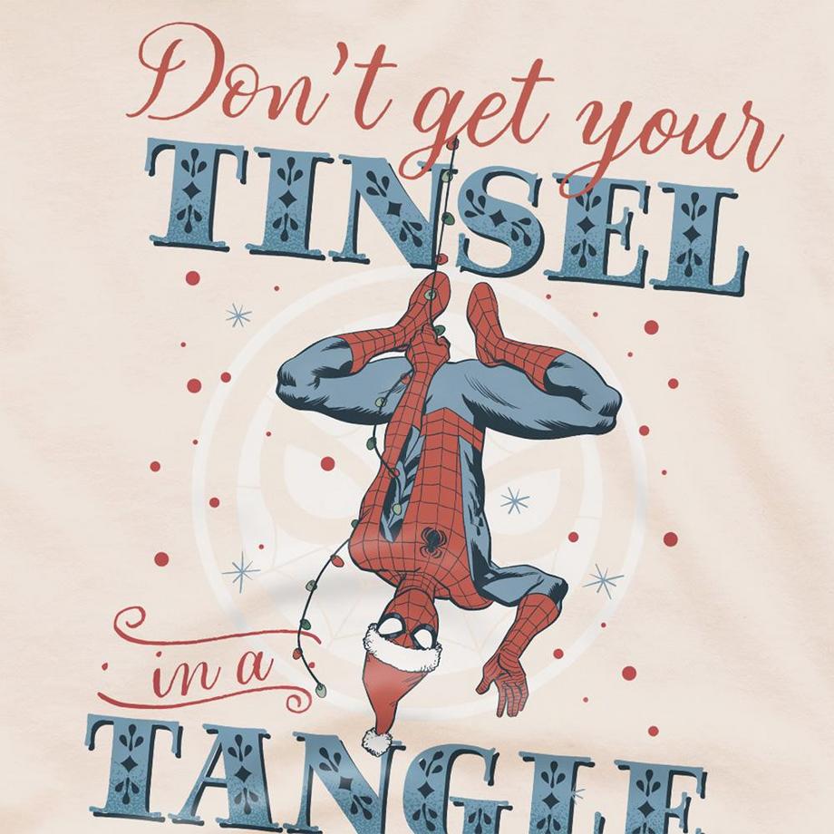 Spider-Man Don't Get Your Tinsel In A Tangle T-Shirt  