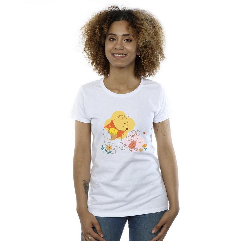 Disney Winnie Puuh und Ferkel Grafik T-Shirt  