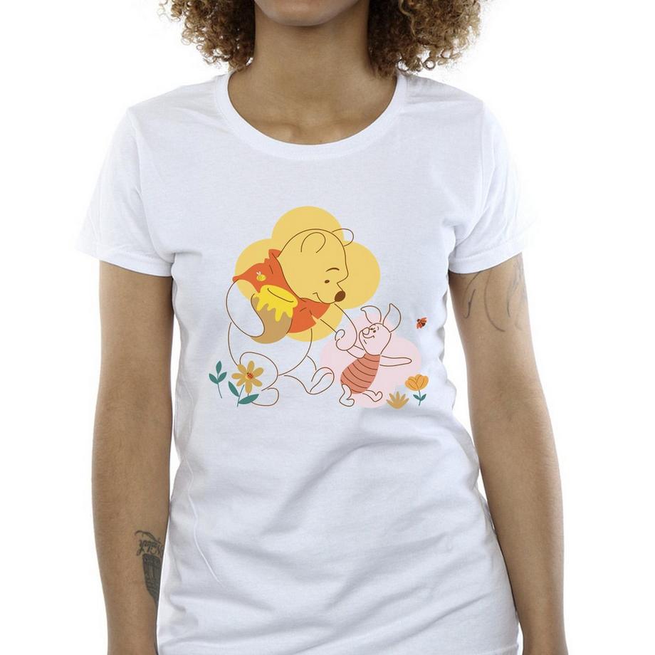 Disney Winnie Puuh und Ferkel Grafik T-Shirt  