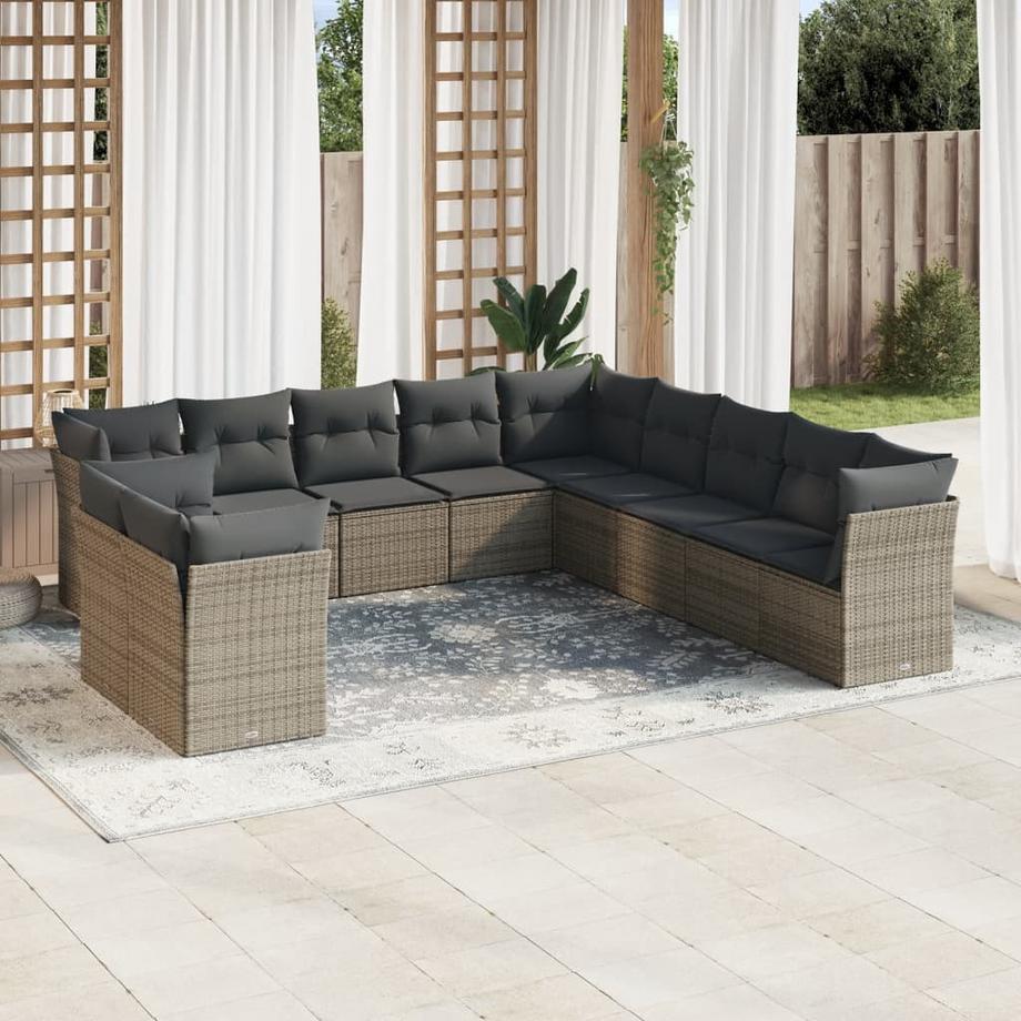 VidaXL Garten sofagarnitur poly-rattan  