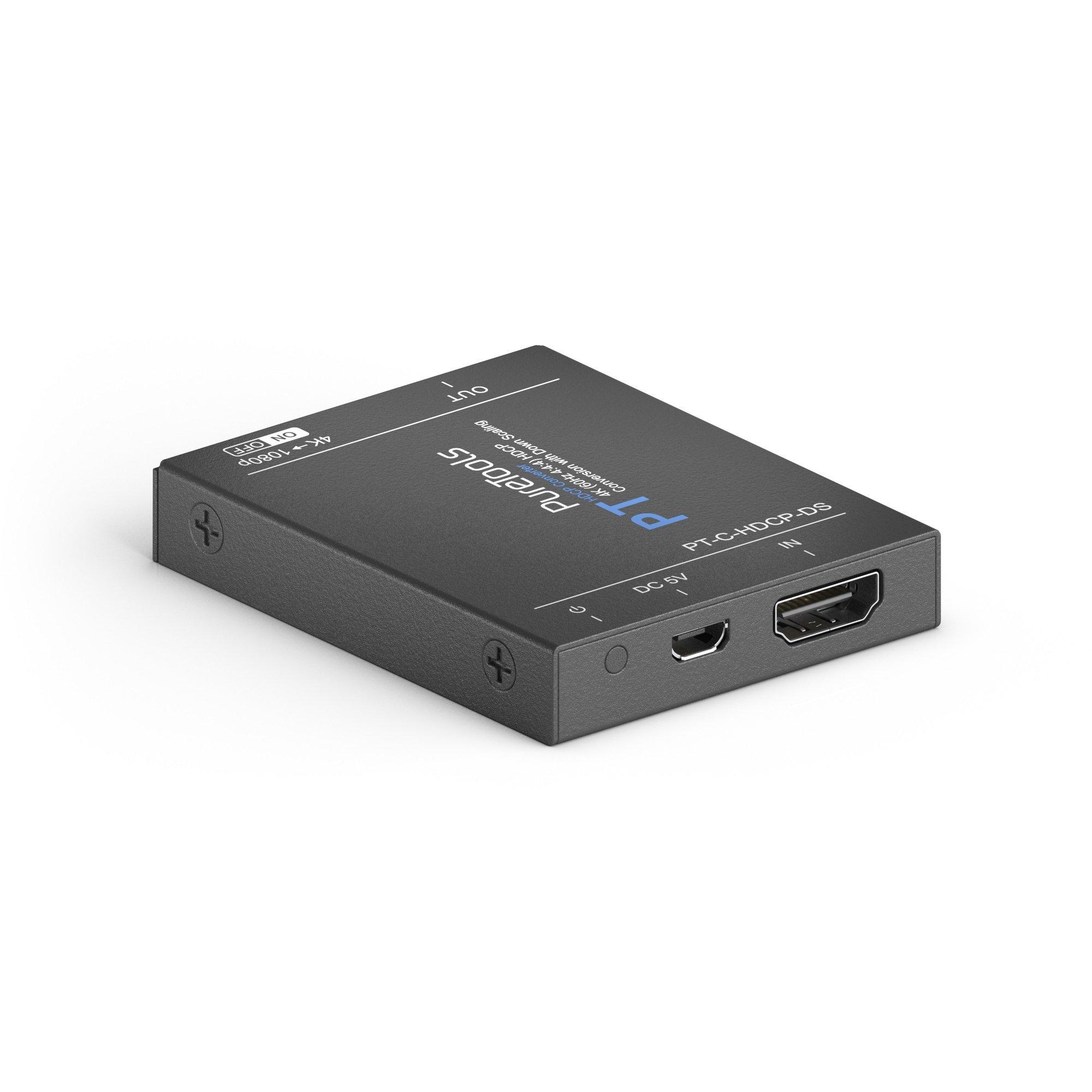 PureTools  PureTools PT-C-HDCP-DS convertitore video Convertitore video attivo 3840 x 2160 Pixel 